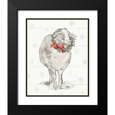 Modern Farmhouse XI Christmas Black Modern Wood Framed Art Print with Double Matting by Tavoletti, Anne