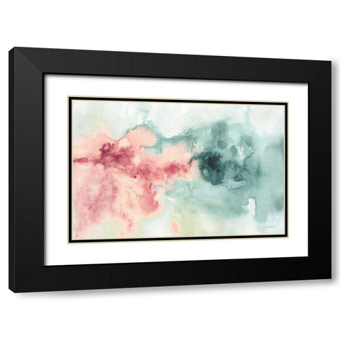 My Greenhouse Abstract I Pink Black Modern Wood Framed Art Print with Double Matting by Audit, Lisa