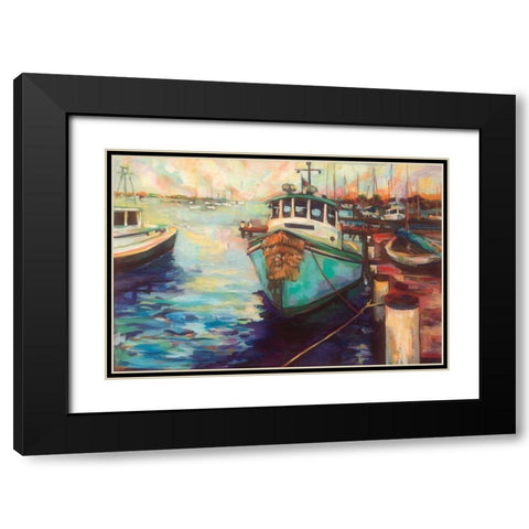At Fords Black Modern Wood Framed Art Print with Double Matting by Vertentes, Jeanette