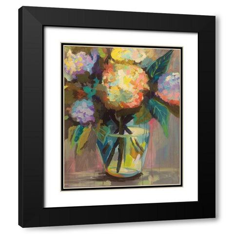 Glass Study Black Modern Wood Framed Art Print with Double Matting by Vertentes, Jeanette