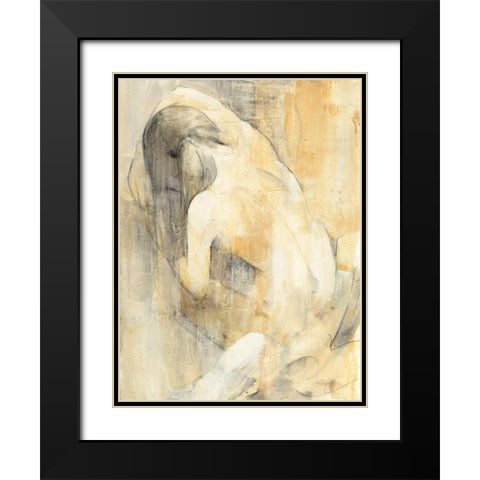 Boudoir I Black Modern Wood Framed Art Print with Double Matting by Hristova, Albena