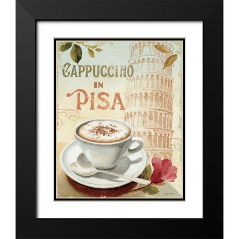 Cafe in Europe IV Black Modern Wood Framed Art Print with Double Matting by Audit, Lisa
