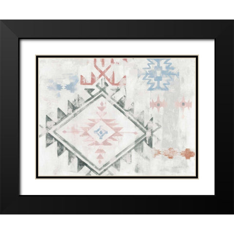 Southwest Design VI Boho Black Modern Wood Framed Art Print with Double Matting by Vassileva, Silvia