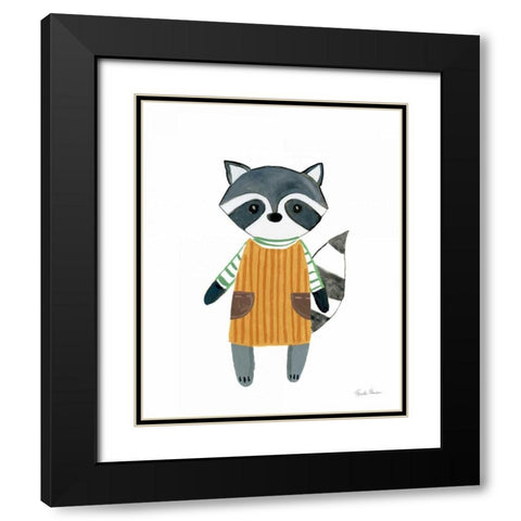 Neighborhood Pals III Black Modern Wood Framed Art Print with Double Matting by Zaman, Farida