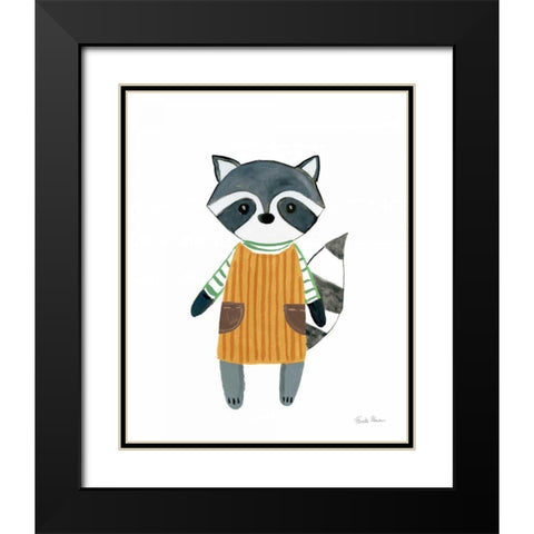 Neighborhood Pals III Black Modern Wood Framed Art Print with Double Matting by Zaman, Farida