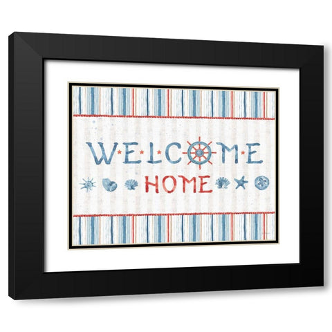 Nautical Life XII v2 Black Modern Wood Framed Art Print with Double Matting by Audit, Lisa