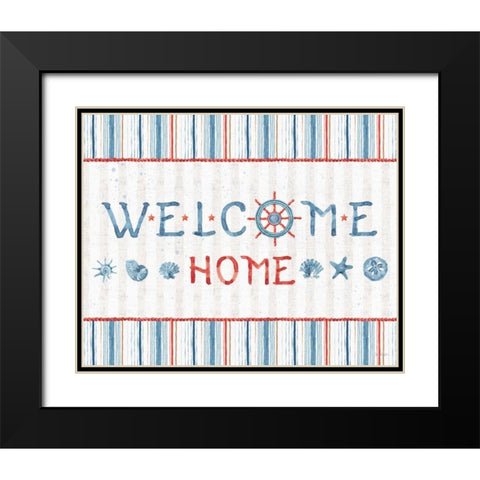 Nautical Life XII v2 Black Modern Wood Framed Art Print with Double Matting by Audit, Lisa