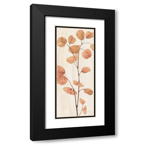 Soft Terracotta Mixed Greens LIX Black Modern Wood Framed Art Print with Double Matting by Audit, Lisa