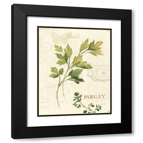 Aromantique I Black Modern Wood Framed Art Print with Double Matting by Audit, Lisa