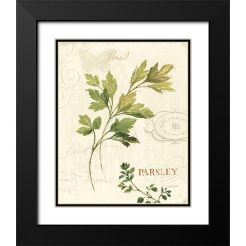 Aromantique I Black Modern Wood Framed Art Print with Double Matting by Audit, Lisa