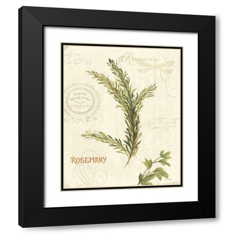 Aromantique II Black Modern Wood Framed Art Print with Double Matting by Audit, Lisa