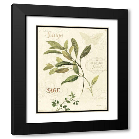 Aromantique IV Black Modern Wood Framed Art Print with Double Matting by Audit, Lisa