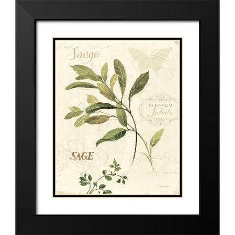 Aromantique IV Black Modern Wood Framed Art Print with Double Matting by Audit, Lisa