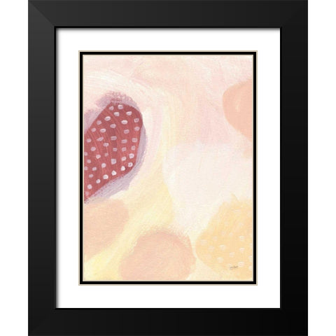 Terracotta Clay Black Modern Wood Framed Art Print with Double Matting by Mack, Lynn