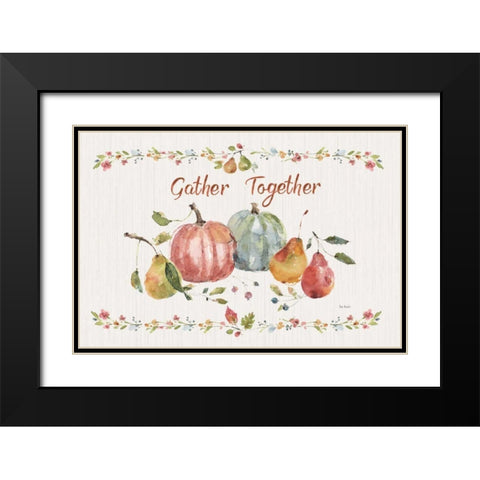 Time to Share II Black Modern Wood Framed Art Print with Double Matting by Audit, Lisa