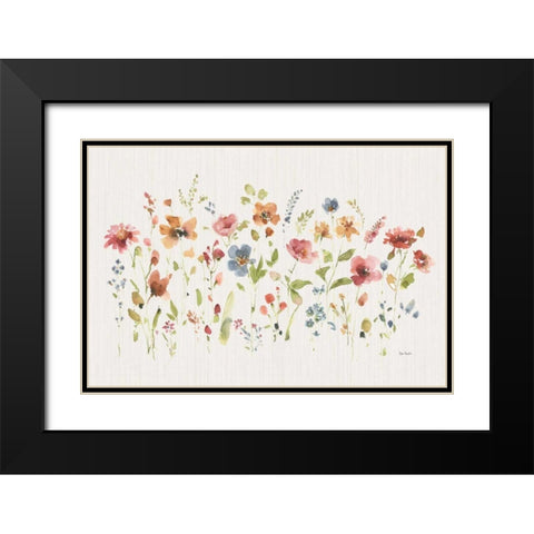 Time to Share VII Black Modern Wood Framed Art Print with Double Matting by Audit, Lisa