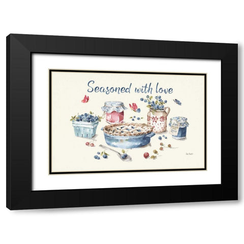 Summer Garden XII Black Modern Wood Framed Art Print with Double Matting by Audit, Lisa