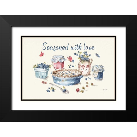 Summer Garden XII Black Modern Wood Framed Art Print with Double Matting by Audit, Lisa