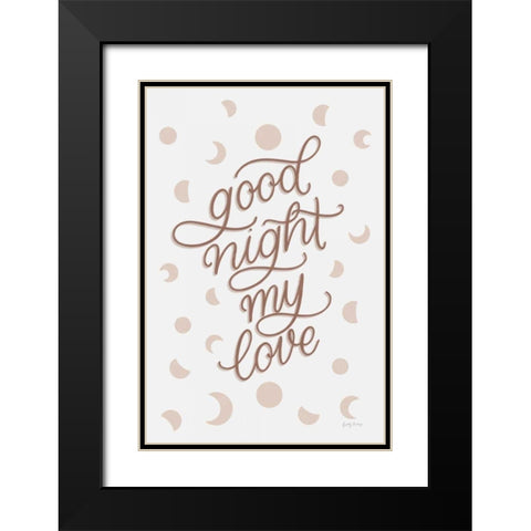 Boho Nursery VI Black Modern Wood Framed Art Print with Double Matting by Thorns, Becky