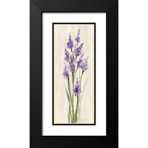 Farm Flower II Light Black Modern Wood Framed Art Print with Double Matting by Vassileva, Silvia
