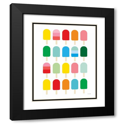 Popcycle Fun Black Modern Wood Framed Art Print with Double Matting by Kelle, Ann