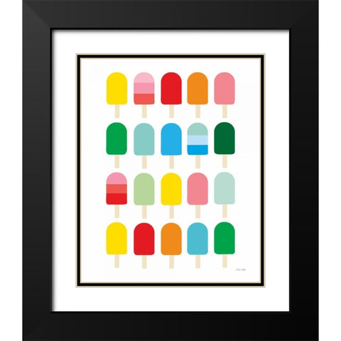Popcycle Fun Black Modern Wood Framed Art Print with Double Matting by Kelle, Ann
