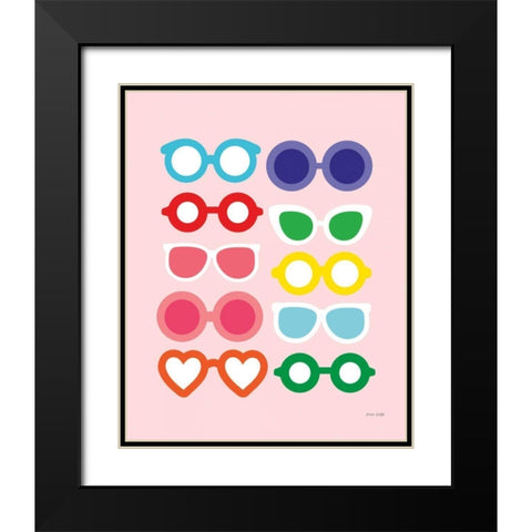 Sunglasses for All Black Modern Wood Framed Art Print with Double Matting by Kelle, Ann
