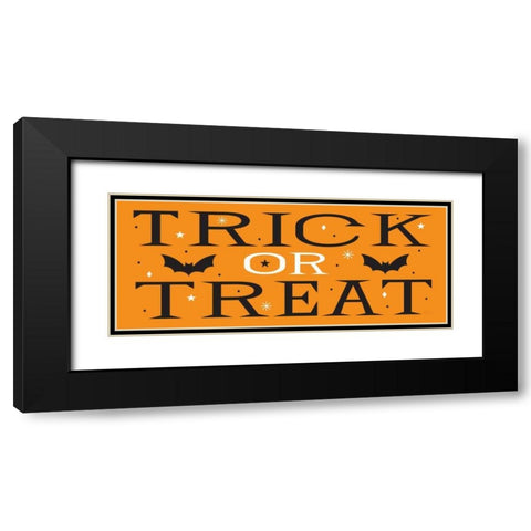 Halloween Fun Black Modern Wood Framed Art Print with Double Matting by Mullan, Michael