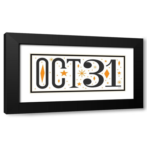 All Hallows Eve Black Modern Wood Framed Art Print with Double Matting by Mullan, Michael