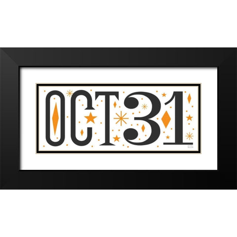 All Hallows Eve Black Modern Wood Framed Art Print with Double Matting by Mullan, Michael