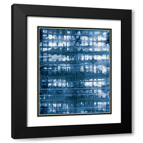 Kanari I Crop Navy Black Modern Wood Framed Art Print with Double Matting by Averinos, Melissa