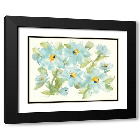 Sparkling Cosmos Black Modern Wood Framed Art Print with Double Matting by Paschke, Chris