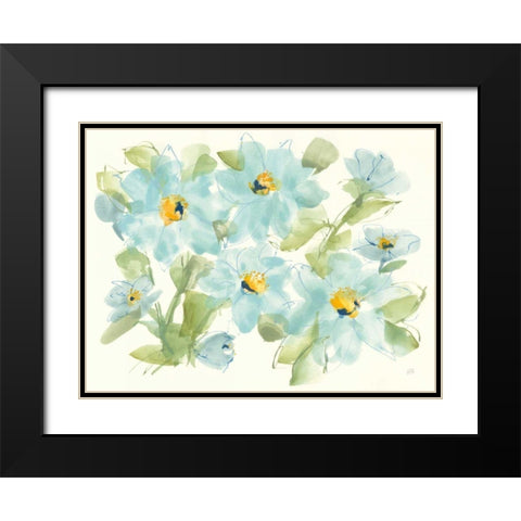 Sparkling Cosmos Black Modern Wood Framed Art Print with Double Matting by Paschke, Chris