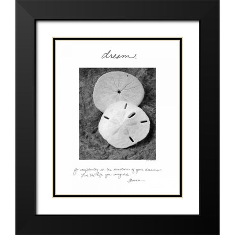 Dream Black Modern Wood Framed Art Print with Double Matting by Van Swearingen, Debra