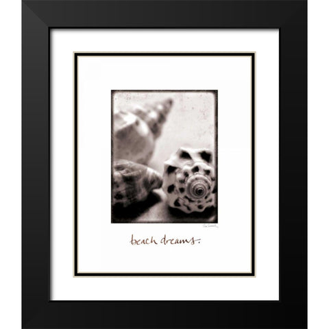 Beach Dreams Black Modern Wood Framed Art Print with Double Matting by Schlabach, Sue