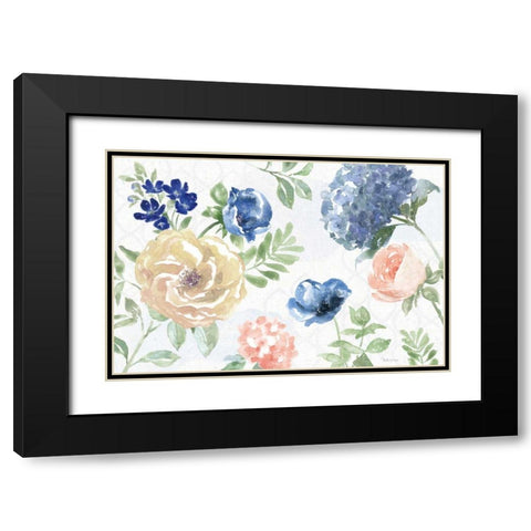 Coastline Botanical I Black Modern Wood Framed Art Print with Double Matting by Grove, Beth