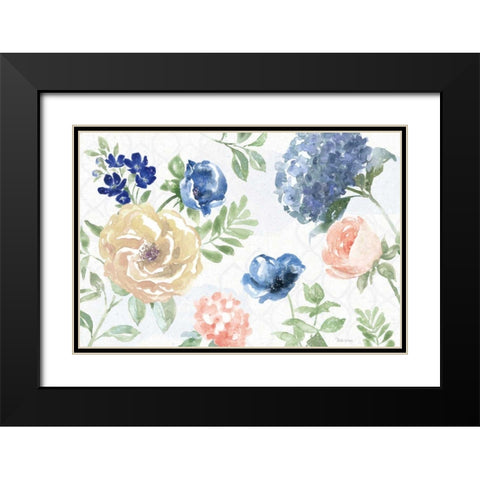 Coastline Botanical I Black Modern Wood Framed Art Print with Double Matting by Grove, Beth