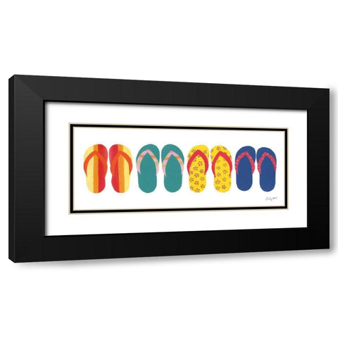 Sea Sand Sun VIII Black Modern Wood Framed Art Print with Double Matting by Prahl, Courtney