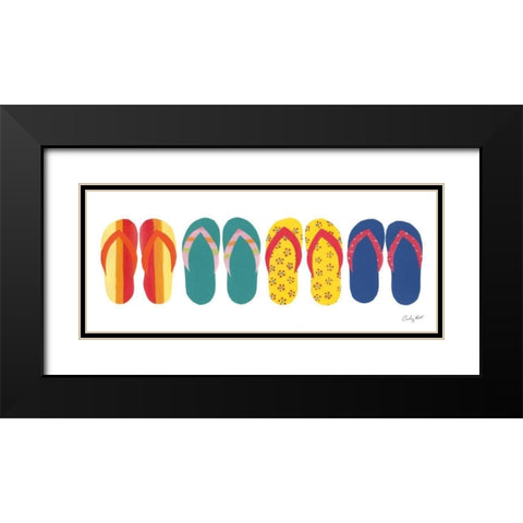 Sea Sand Sun VIII Black Modern Wood Framed Art Print with Double Matting by Prahl, Courtney