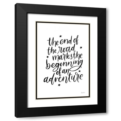 Graduation III Black Modern Wood Framed Art Print with Double Matting by Thorns, Becky