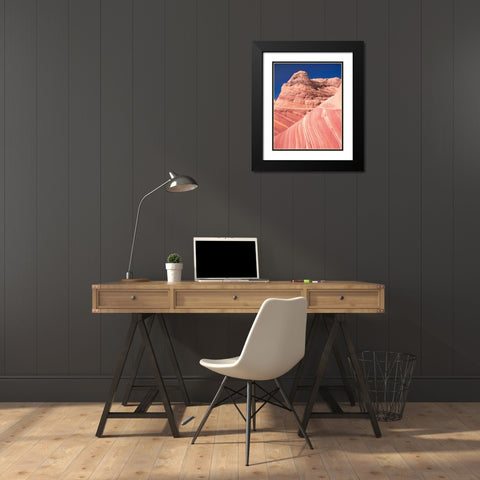 Coyote Buttes I Blush Black Modern Wood Framed Art Print with Double Matting by Majchrowicz, Alan
