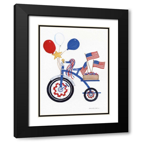Decorated for the Parade Black Modern Wood Framed Art Print with Double Matting by McKenna, Kathleen Parr