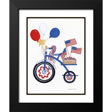 Decorated for the Parade Black Modern Wood Framed Art Print with Double Matting by McKenna, Kathleen Parr