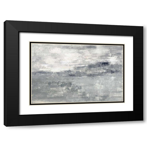 Spring Valley I Neutral Black Modern Wood Framed Art Print with Double Matting by Vassileva, Silvia