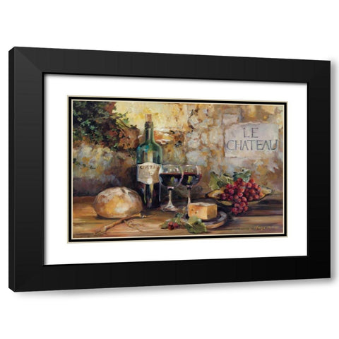Le Chateau - WAG Black Modern Wood Framed Art Print with Double Matting by Hageman, Marilyn