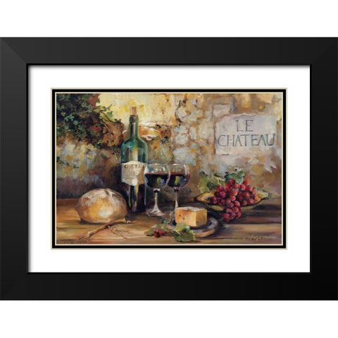 Le Chateau - WAG Black Modern Wood Framed Art Print with Double Matting by Hageman, Marilyn
