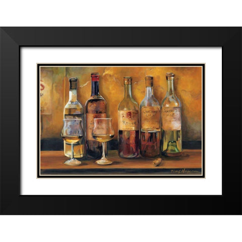 Cellar Whites Black Modern Wood Framed Art Print with Double Matting by Hageman, Marilyn