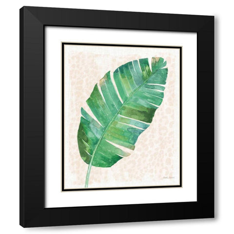 From the Jungle X No Pink Words Black Modern Wood Framed Art Print with Double Matting by Grove, Beth