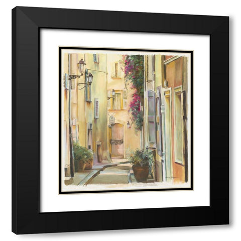 Montmartre I Black Modern Wood Framed Art Print with Double Matting by Hageman, Marilyn