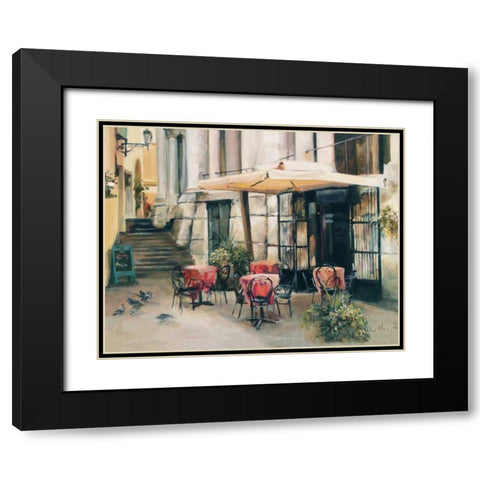 Wine Cellar in Vincenza Black Modern Wood Framed Art Print with Double Matting by Hageman, Marilyn